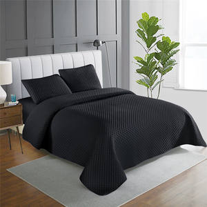 Colcha nórdica de algodón para cama, manta acolchada, funda de almohada, cubierta de cama doble, cubierta de lino, conjunto de 3 piezas para las cuatro estaciones - Product Image 3