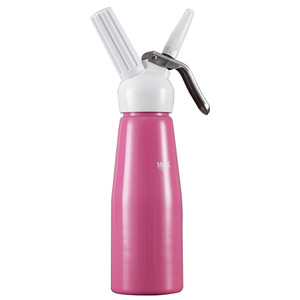 Fouet à crème professionnel en aluminium de 500 ml pour la décoration de gâteaux, distributeur de crème fouettée culinaire avec trois embouts de décoration - Product Image 2