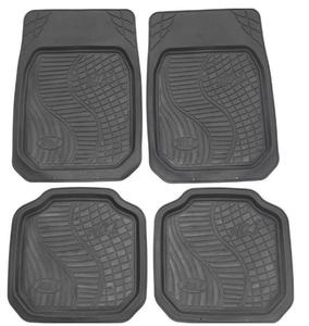 Ensemble complet universel de tapis de voiture en TPE imperméables toutes saisons faciles à nettoyer sans odeur et sans glissement coloré - Product Image 4