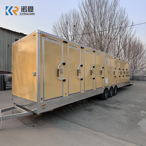 Remorque de toilettes mobiles de luxe, système de salle de bain portable pour événements commerciaux en plein air - Product Image 1