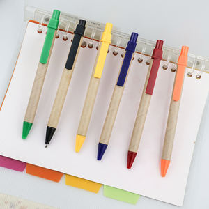 Sites d'achat en ligne les moins chers Stylo en papier promotionnel Stylo à bille en papier recyclé personnalisé avec papier à rouler - Product Image 5