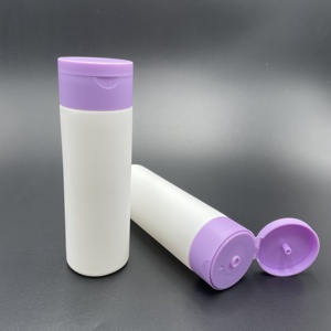 Tùy Chỉnh Màu Sắc 200Ml Nhựa Chai Dầu Gội Đầu Lật Top Cap Rỗng Cơ Thể Rửa Tóc Chăm Sóc Container Bao Bì Dễ Dàng Mở End Kem Dưỡng Da Kem - Product Image 3