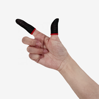 Manga de dedo antisudor de alta calidad para teléfono inteligente, pantalla táctil, cubierta para los dedos, manga basculante para juegos móviles, otros guantes deportivos