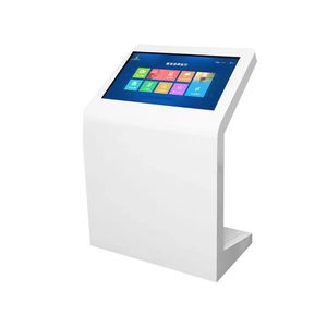 L-förmige geneigte bodens tehende Touch-Anfrage Machine Mall Guide HD Smart Network Display Selbstbedienung maschine Digital Stand - Product Image 1