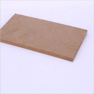 Wood veneer double-sided melamine faced medium density fiberboard Thailand 2.5mm