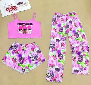 Pijama sin mangas de 3 piezas para mujer, ropa de dormir informal, chaleco, pantalones cortos, 3 en 1, ropa de dormir <span class=keywords><strong>Sexy</strong></span> - Product Image 6
