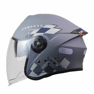 Được xây dựng trong <span class=keywords><strong>bluetooth</strong></span> chất lượng cao unisex nửa mặt xe máy Mũ bảo hiểm cho người lớn hiện đại ABS Thiết kế điều kiện mới - Product Image 2