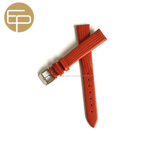 personalizado rojo diferentes colores 12 14 16 18 20 <span class=keywords><strong>22</strong></span> 24mm lagarto grano de cuero genuino reloj inteligente banda de <span class=keywords><strong>fitbit</strong></span> - Product Image 4