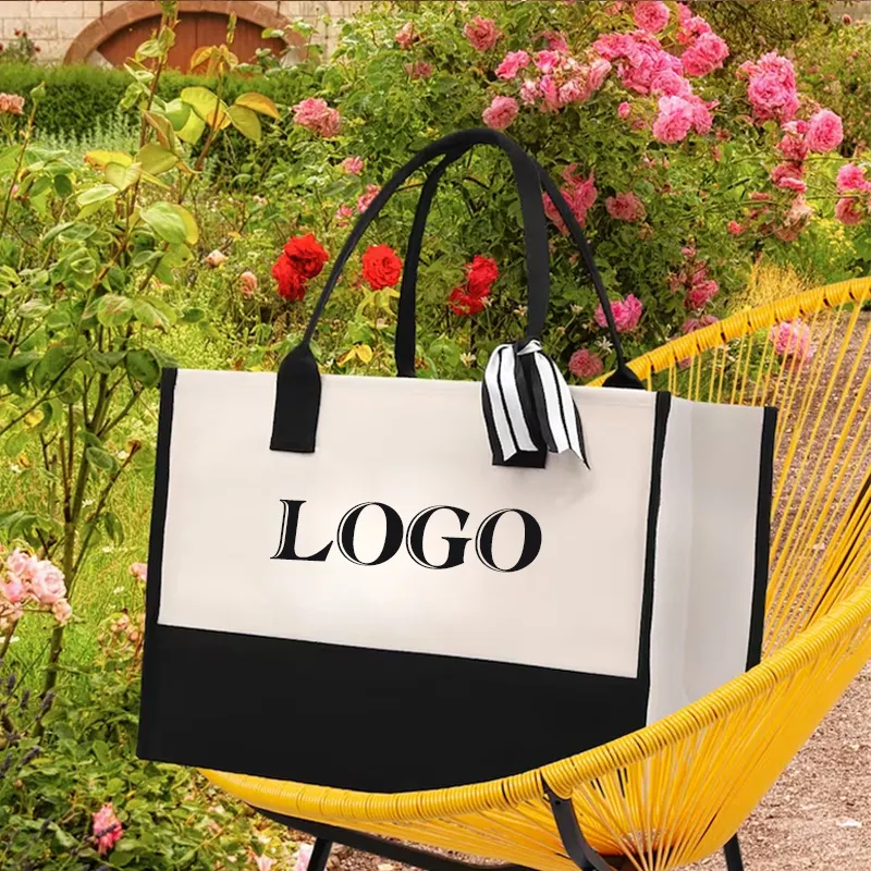 Hot Selling Women Handbags Ladies Reusable Jute Bags Beach Bag Tote Handbag Bags Custom Logo