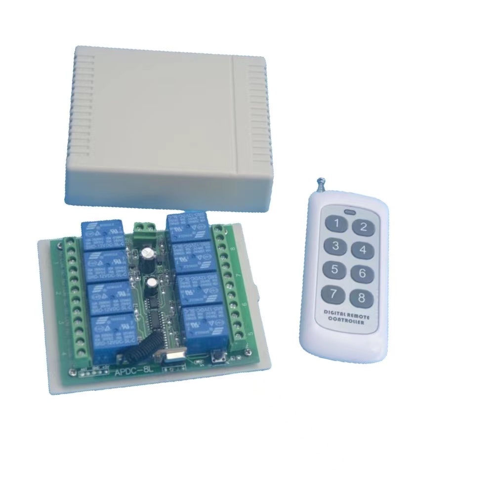433Mhz <strong>DC</strong> <strong>12V</strong> 8 CH RF Wireless <strong>Remote</strong> <strong>Control</strong> <strong>Switch</strong>