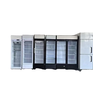 Ventilador comercial de refrigeración Vertical <span class=keywords><strong>cerveza</strong></span> vino pantalla nevera Soda bebida enfriador para Bar supermercado con luz Led - Product Image 1