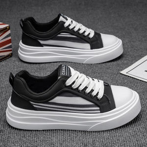 Nouvelles Chaussures Décontractées à Lacets Légères et Respirantes pour Homme, Style Color Block, Idéales Printemps-Automne - Product Image 2