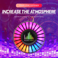 Éclairage d'Ambiance RGB Intérieur de Voiture Parfum Diffuseur Aromathérapie Contrôle APP Synchronisation Rythme Musical Lampe Pickup 12V 18W