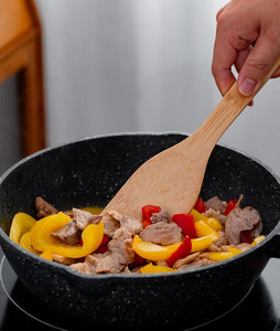 Biểu Tượng Tùy Chỉnh Tre Đồ Dùng Nhà Bếp Tối Giản Trang Trại Bằng Gỗ Xẻng Rãnh Muỗng Turner Bền Phụ Kiện Nhà Bếp - Product Image 3