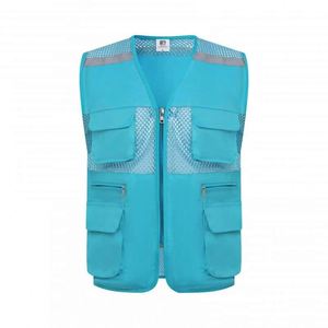 Gilet de sécurité réfléchissant en maille pour ouvriers du bâtiment, personnalisable, conçu pour l'extérieur, gilet de sécurité réfléchissant sur mesure - Product Image 5