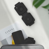 Pengisi Daya Nirkabel Magnetik 15W PD 3.0 yang Kuat dengan Perlindungan OTP/OVP Lipat 2-in-1 Tipe-C untuk Ponsel