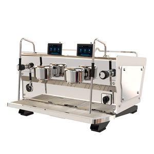 เครื่องชงกาแฟเอสเพรสโซแบบกึ่งอัตโนมัติหน้าจอสัมผัสคู่ ขนาด 11 ลิตร พร้อมหม้อต้มแบบแลกเปลี่ยนความร้อนสแตนเลส ควบคุมด้วยระบบ PID ใช้ไฟ 220V สำหรับใช้งานเชิงพาณิชย์ - Product Image 6