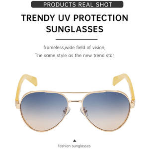 แว่นตาโลหะแนวยุโรปและอเมริกันแว่นกันแดดโพลาไรซ์กรอบแว่นเปลี่ยนสี UV400สตรีมมิ่ง - Product Image 4