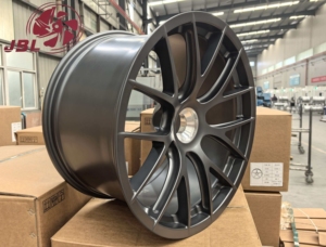 Jantes monobloc forgées 16"-24" finition gris mat, à rayons en Y, à déport profond, en alliage, 5x112 5x114.3 5x120 pour BMW, Benz, Tesla, Audi - Product Image 2