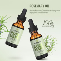 Sérum capillaire à la biotine et à l'huile de romarin, formule naturelle à action rapide pour renforcer le cuir chevelu, 60 ml, pour tous types de cheveux