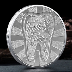 Regalo de Navidad, moneda de Hada de los dientes, intercambio de dientes creativo para niños, moneda de oro conmemorativa, insignia de Metal - Product Image 4