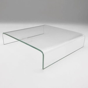 Verre trempé incurvé ultra-clair personnalisé pour les bâtiments extérieurs pour les escaliers solaires d'utilisation de verre feuilleté de courbe chaude dinant - Product Image 4