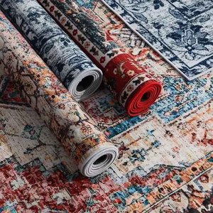 Alfombra elegante personalizada lavable con estampado 3D, alfombrilla antideslizante resistente, Alfombra de piel sintética, piel de oveja - Product Image 2