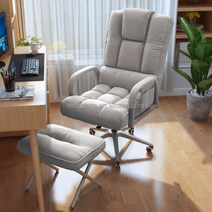 Silla moderna y cómoda de esponja para ordenador, silla de ocio duradera y elegante para el hogar, para dormitorio, oficina, muebles de sala de estar - Product Image 6