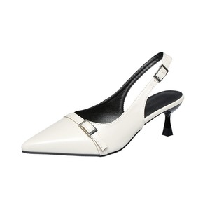 รองเท้าส้นสูงหัวแหลมแบบมีสายรัด สไตล์เซ็กซี่ สำหรับผู้หญิง แฟชั่นฤดูร้อน ไซส์เล็ก - Product Image 5