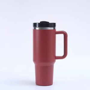 40oz Stainless Steel Vacuum Insulated Travel Tumbler <b>with</b> Handle and Lid <b>Straw</b> Included Eco-Friendly - Product Image 6