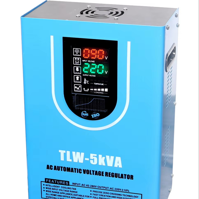 5kva 5000w 5kw Voltage Stabilizer AC220V 90-280v Single Phase Voltage Regulators/stabilizers for Home Appliances