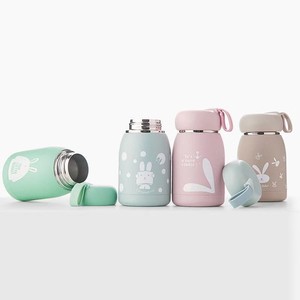 Stainless Steel Vacuum Insulated Water <b>Bottle</b> 304 Portable Cute Rabbit Design For Girls Students Back To School - Product Image 4