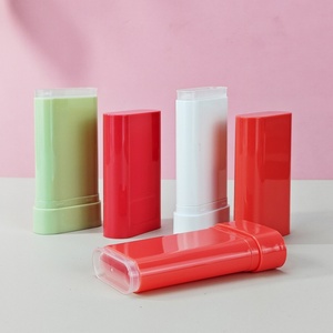 Envase Ovalado de Plástico PP de Lujo de 15g 20g Personalizado para Protector Solar, Loción, Lápiz Labial, Desodorante, con Serigrafía - Product Image 4