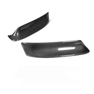 Parachoques delantero de fibra de carbono real, divisores de labios, delantales, aletas para <span class=keywords><strong>BMW</strong></span> E46 <span class=keywords><strong>M3</strong></span> <span class=keywords><strong>Coupe</strong></span> <span class=keywords><strong>1999</strong></span>- 2006, alerón embellecedor de parachoques - Product Image 2