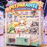 Plus de 9000 modèles - Peluche de 8 pouces pour machine à griffes, lot en gros de jouets en peluche assortis aux designs mignons pour centre de jeux