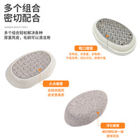 Suite de soins des pieds en acier inoxydable, 4 pièces, facile à utiliser, pour enlever les callosités, les peaux mortes, avec lime électrique pour les pieds.