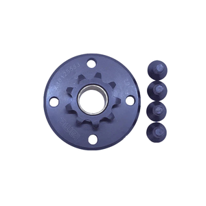 BRUNO Nuovo Pignone Anteriore e Posteriore in Acciaio per Go <span class=keywords><strong>Kart</strong></span> da Corsa 219 10T, Accessori di Ricambio per <span class=keywords><strong>Kart</strong></span> - Product Image 1