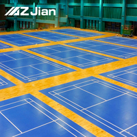 Premium Badminton-Boden PVC-Vinyl-Spielfeld Holzboden Synthetischer Sportboden Gummiteppich Innen Außen Langlebig BWF