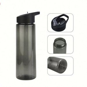 Offre Spéciale – Bouteille d'eau en plastique de 400 ml et 750 ml avec paille – Sans BPA, durable, idéale pour le fitness, la randonnée, le cyclisme (OEM/ODM pris en charge) - Product Image 4