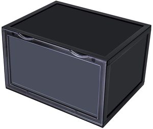 Giày lưu trữ hộp nhựa trong suốt Stackable Giày hộp trường hợp nhà thả phía trước hộp lưu trữ giày - Product Image 6