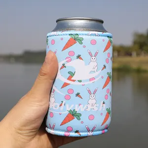 Holywish 주문 여행 바닷가 내neoprene 16oz 승화 맥주 냉각기는 저장 그루터기 같은 홀더 할 수 있습니다