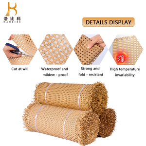 1/2 tự nhiên rotin mía vỏ mây vải nguyên liệu dệt Natura mây dệt CuộN - Product Image 3