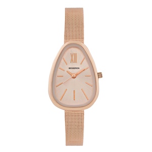Reloj de Mujer Personalizado de Acero Inoxidable, Diseño Ejecutivo, Caja Irregular, Movimiento Japonés, Resistente al Agua 3ATM, OEM ODM, con su Logotipo, Cuarzo - Product Image 4