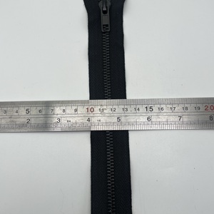 Directo del fabricante Open-End 5 # Black Copper Auto Lock Slider 60cm Zipper Lag-Free Factory Direct Supply - Product Image 6
