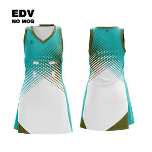 Ropa de Netball Transpirable Personalizada para Chicas y Damas, Súper Oferta, Venta al por Mayor, Vestido de Netball con Impresión por Sublimación - Product Image 1