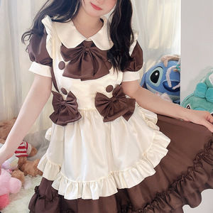 Disfraz de Sirvienta de Chocolate al por Mayor 2026, Disfraz de Sirvienta de <span class=keywords><strong>Café</strong></span>, Vestido <span class=keywords><strong>Lolita</strong></span>, Vestido <span class=keywords><strong>Lolita</strong></span> para Actuaciones Escénicas, Disfraz de Sirvienta, Estilo Chica Dulce - Product Image 5