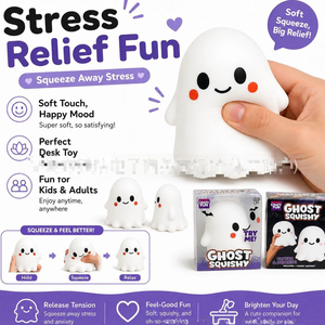 ของเล่นบีบคลายเครียดรูปผีขนาดใหญ่ธีมฮาโลวีน - Product Image 6