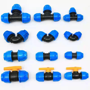 Nhà Máy Giá Đen PP nén phụ kiện nam/nữ giảm khớp nối cho <span class=keywords><strong>PE</strong></span> ống cấp nước thủy lợi OEM hỗ trợ - Product Image 5