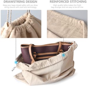 Manufacture Wholesale Big Capacity Custom Printed Logo Luxury Dust Shopping <strong>Bag</strong> for Handbags <strong>Personalised</strong> <strong>Drawstring</strong> <strong>Bag</strong> - Product Image 3