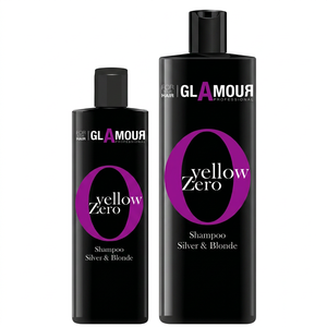 แชมพู GLAMOUR PROFESSIONAL Nourishing 0 Yellow Zero สีซิลเวอร์บลอนด์ 1000 มล. สูตร 2-IN-1 ปกป้องสีผมสำหรับผมทำสี - Product Image 1